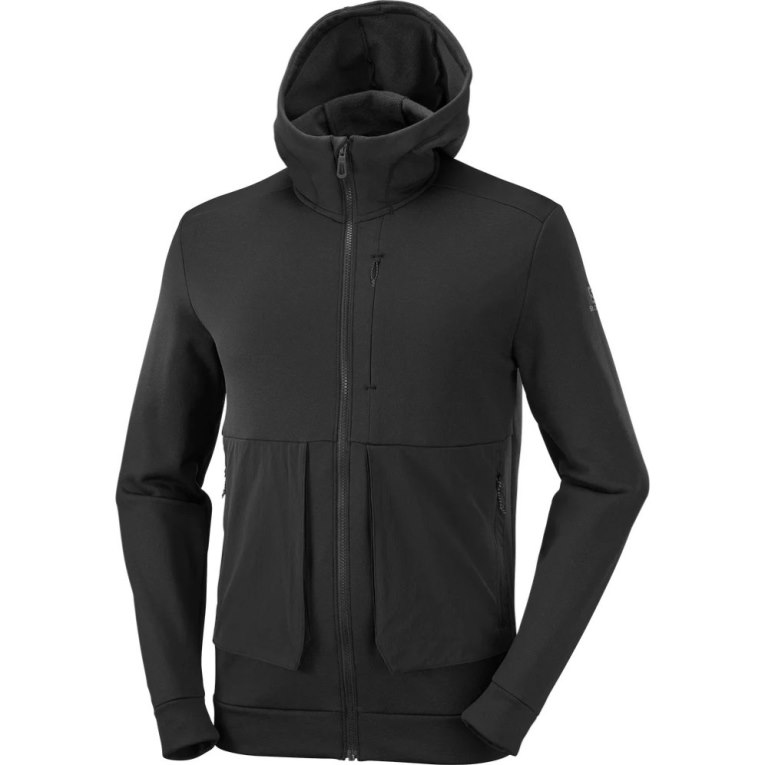 Salomon Essential Warm Fleece Bundy Panske Čierne | SK 9COZYP